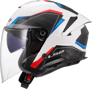 קסדת LS2 OF618 VERSO 2 - Air White Blue Red